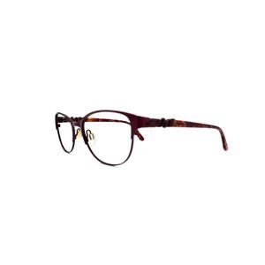 The Vault Mod. 131 077 53-17-135mm Burgundy Eyeglass FRAMES ONLY -GOOD CONDITION